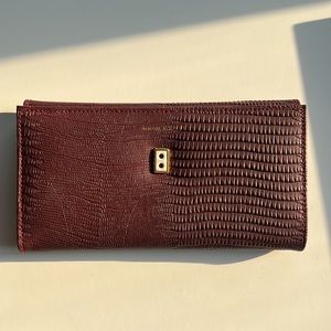 Genuine Leather Burgundy Wallet